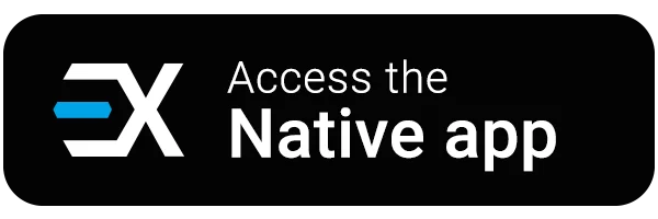 Acesse o aplicativo nativo EXFO Exchange